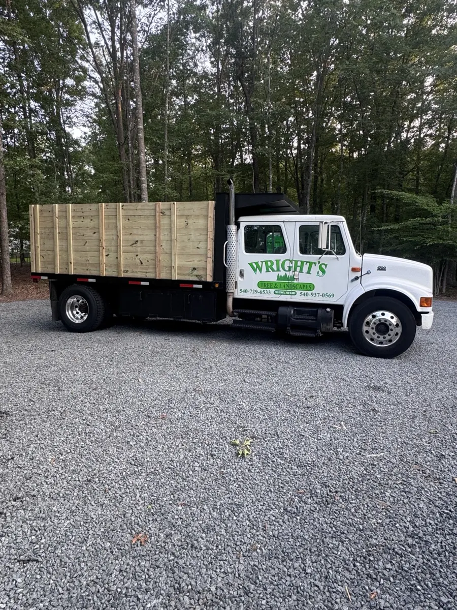 Wright's large dump truck